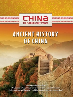 cover image of Ancient History of China